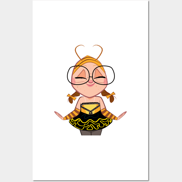 Bee Kid Wall Art by breakfastjones